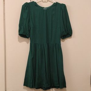 Reformation dulce dress dark green Size 2